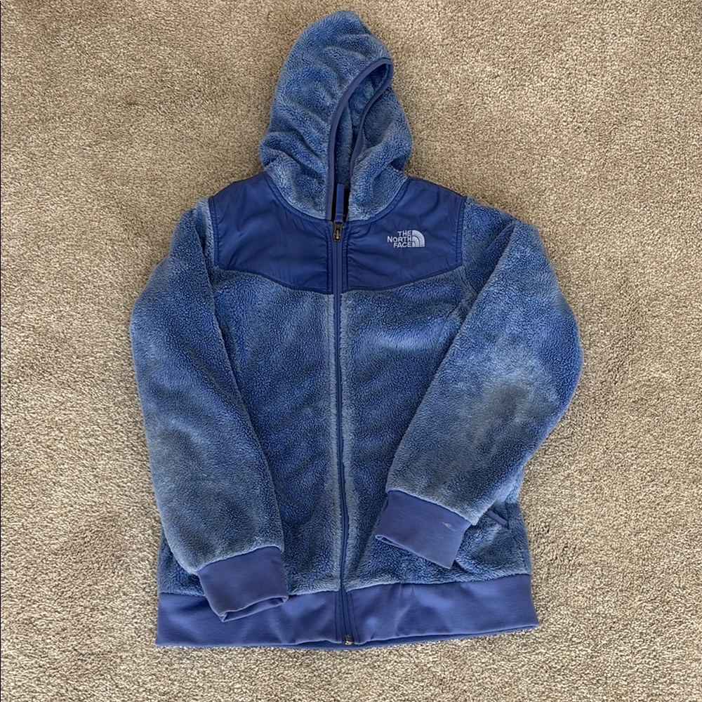 The North Face Kids' Blue Fleece Zip-Up Hoodie